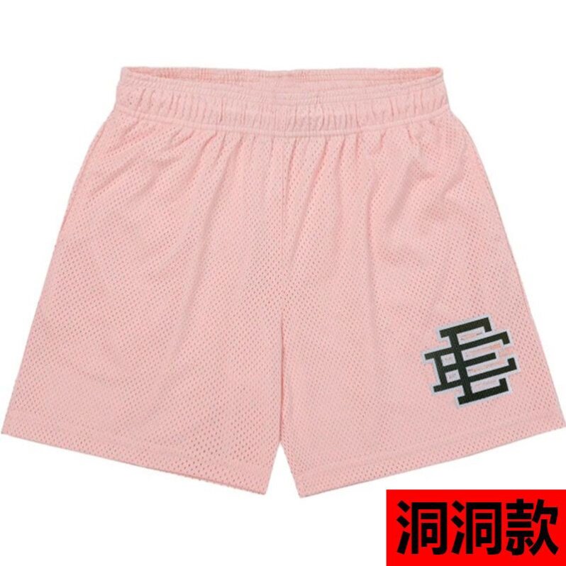 EE print shorts logo sweatpants mesh drawstring American shorts