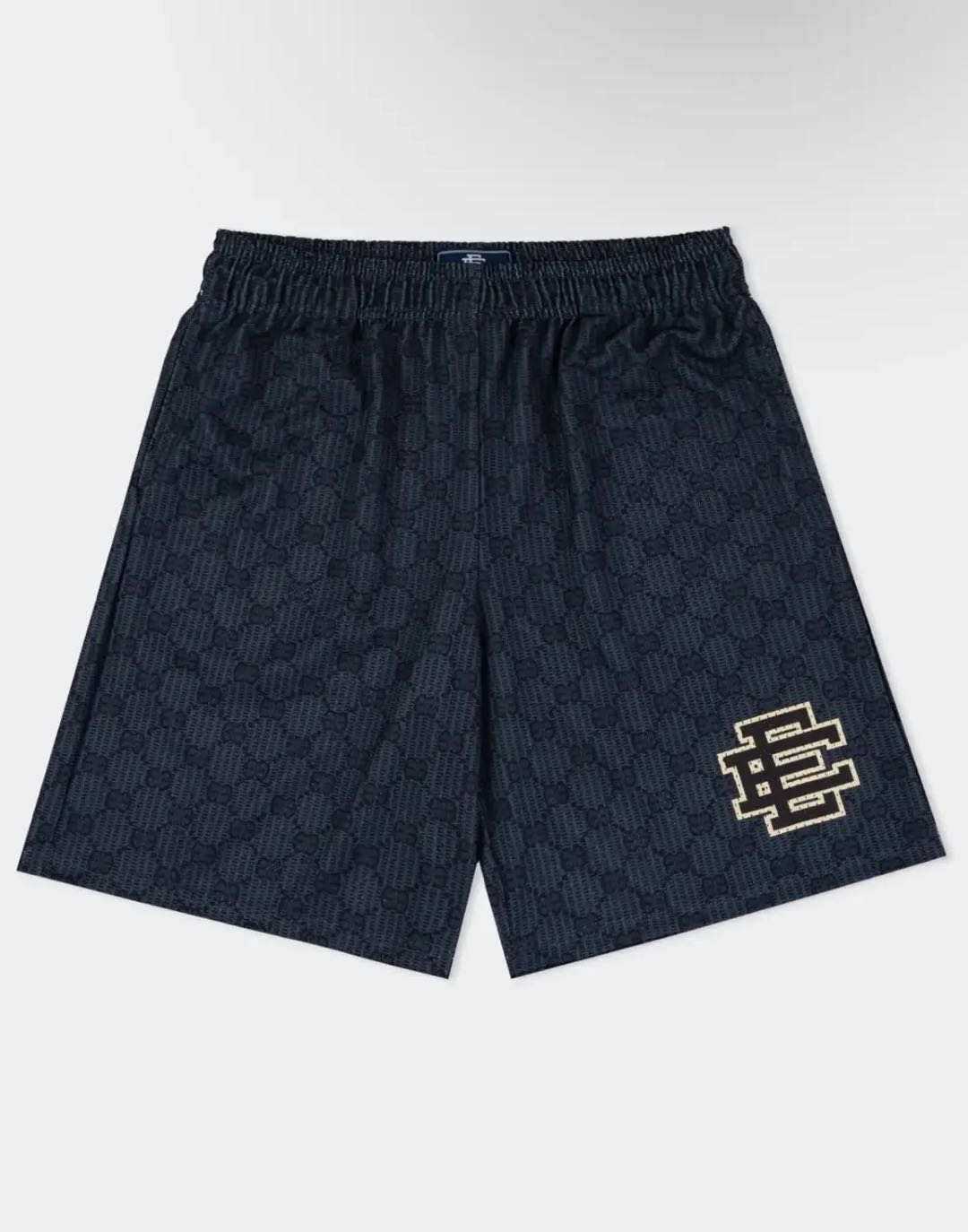 Cross-border exclusive for European code new sports mesh cloth shorts 3D digital printing trend beach pants male manufacturer wholesale