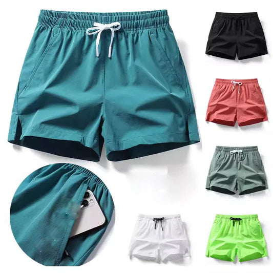 Shorts Men's 2025 Quick Dry Multi Color Fitness Sports Leisure Shorts Comfortable Breathable Thin Loose Outdoor Leisure Short